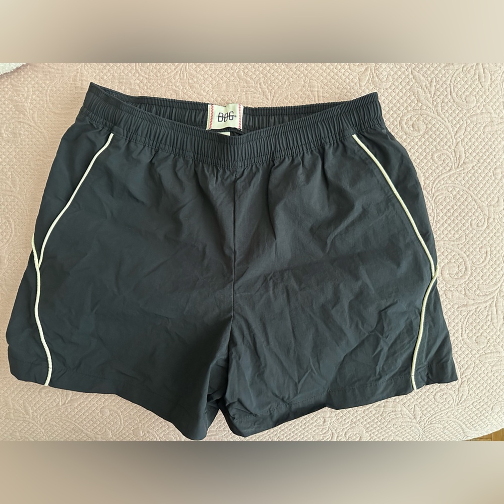 BDG Black Athletic Shorts Lightweight Elastic Waist